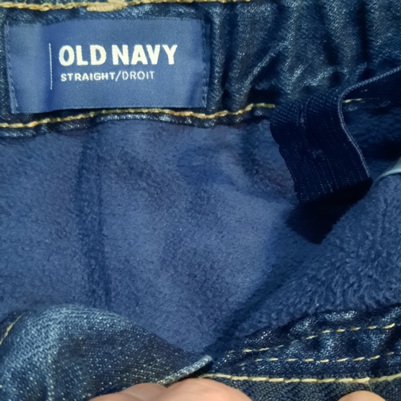Old Navy Kids Lined Straight Jeans - Picture 3 of 3